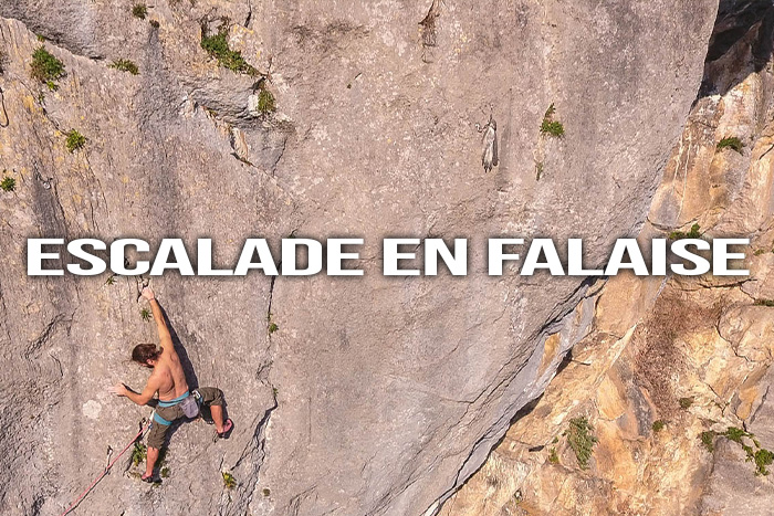 Escalade en falaise + Titre