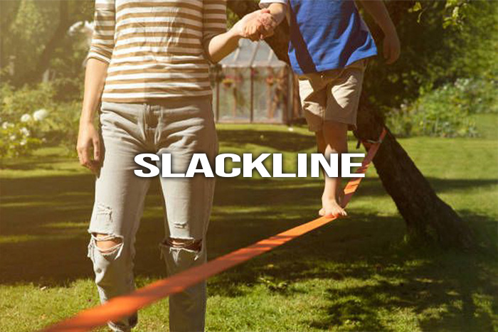 Slackline + Titre